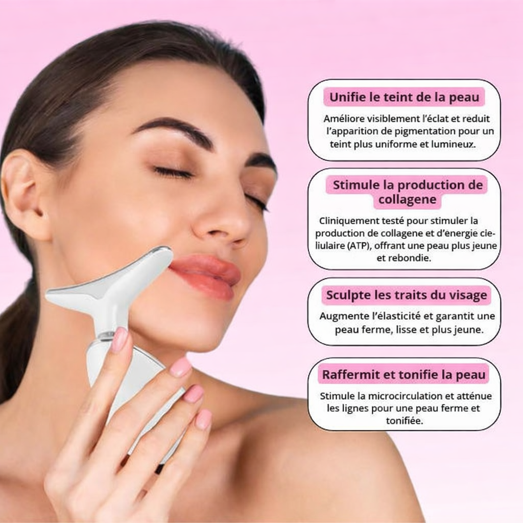 Rolori - Masseur facial LED tonifiant